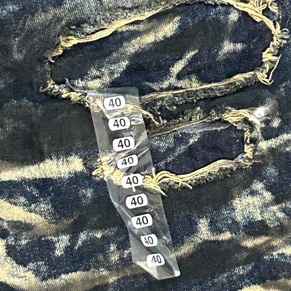 The Heritage By America 1776 Men’s Distressed Acid Wash Denim Jeans Size 40x34 - Picture 7 of 11